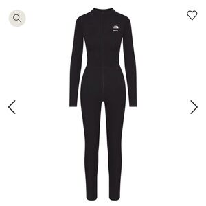 NWT The North Face × Skims Refina Bodysuit Onyx Black